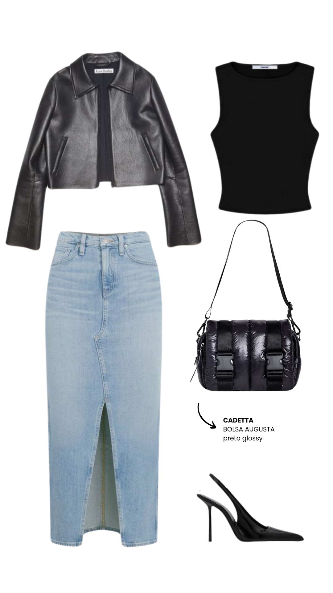 Saia jeans longa: Oficialmente de volta em 2025