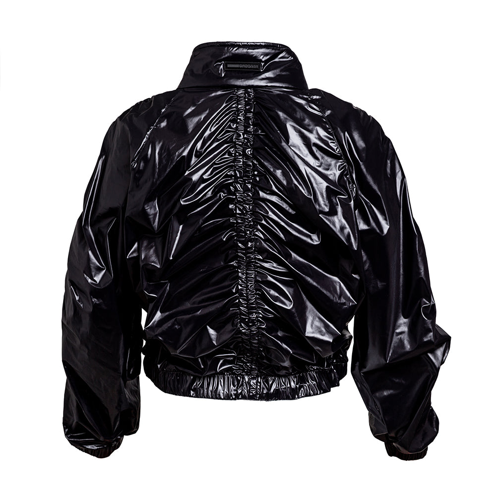 CORTA VENTO FRANZIDO preta