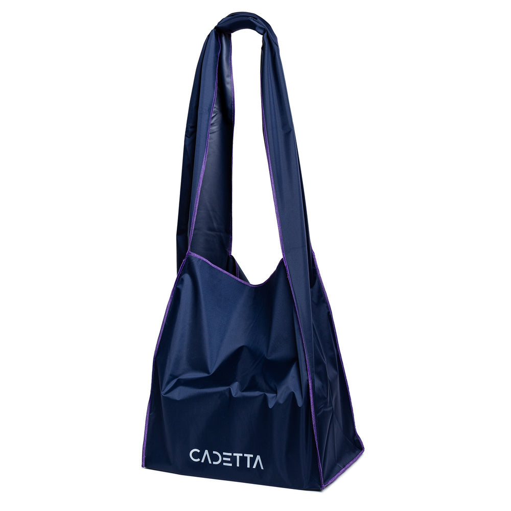 ECO GLAM BAG blue navy/ roxo