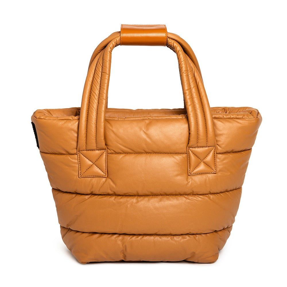 BOLSA CAMILLA TRIP COURO caramelo