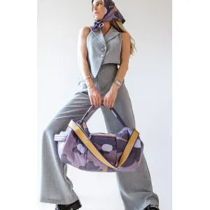 DUFFEL VERONA lilás floral