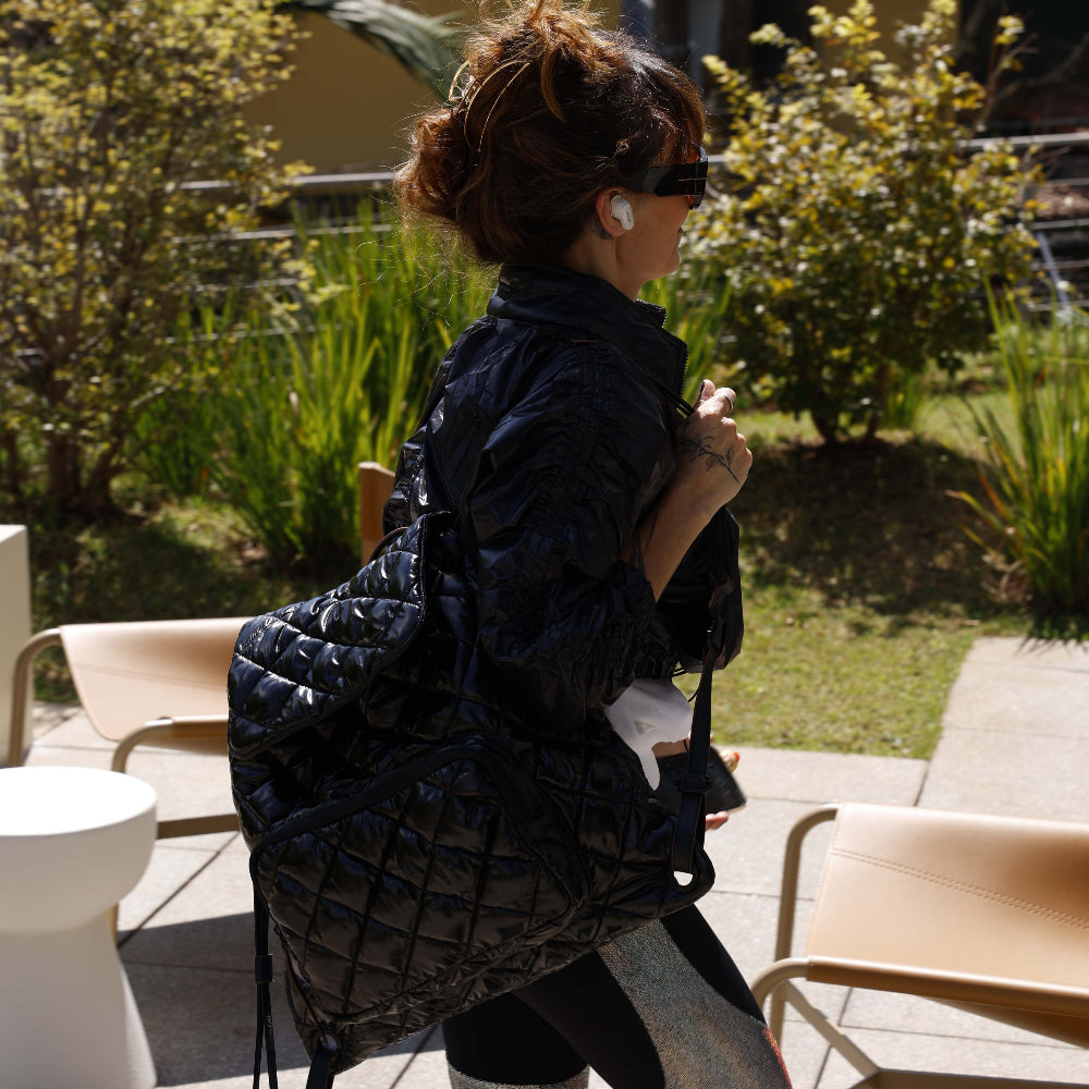 MOCHILA CAPRI EVO vinil preta