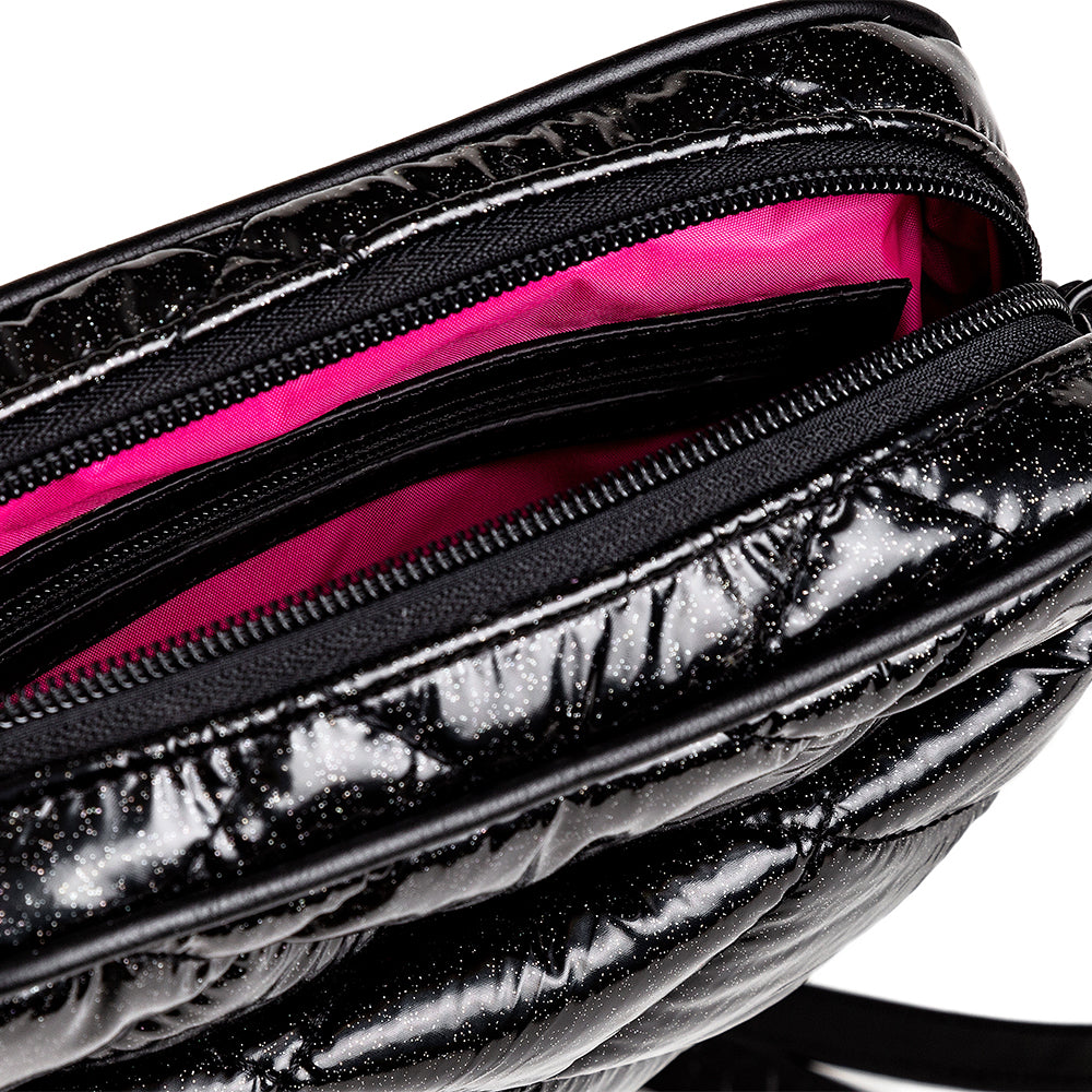 BOLSA VITA MINI preta shiny