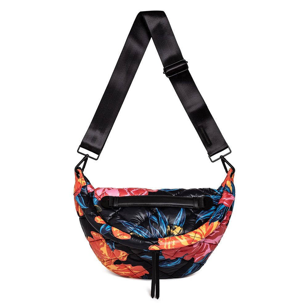 Bolsa Banana Foral Ciclus | Sling de Nylon | Cadetta