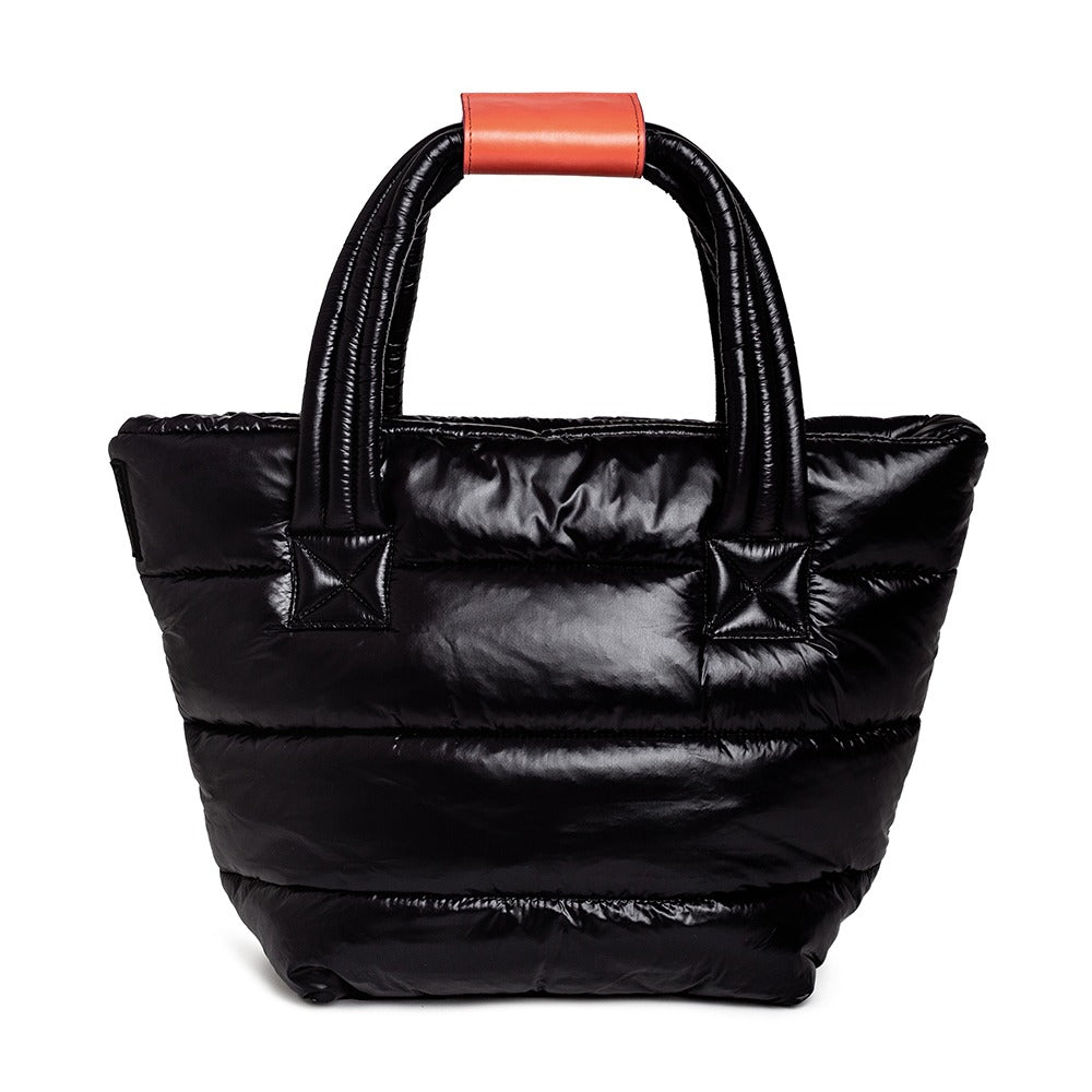 BOLSA CAMILLA TRIP preta / forro paprika