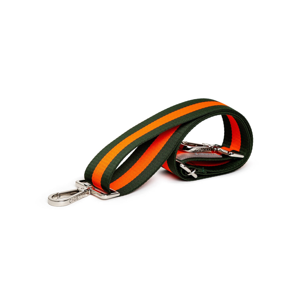 ALÇA AVULSA LISTRADA verde/ laranja