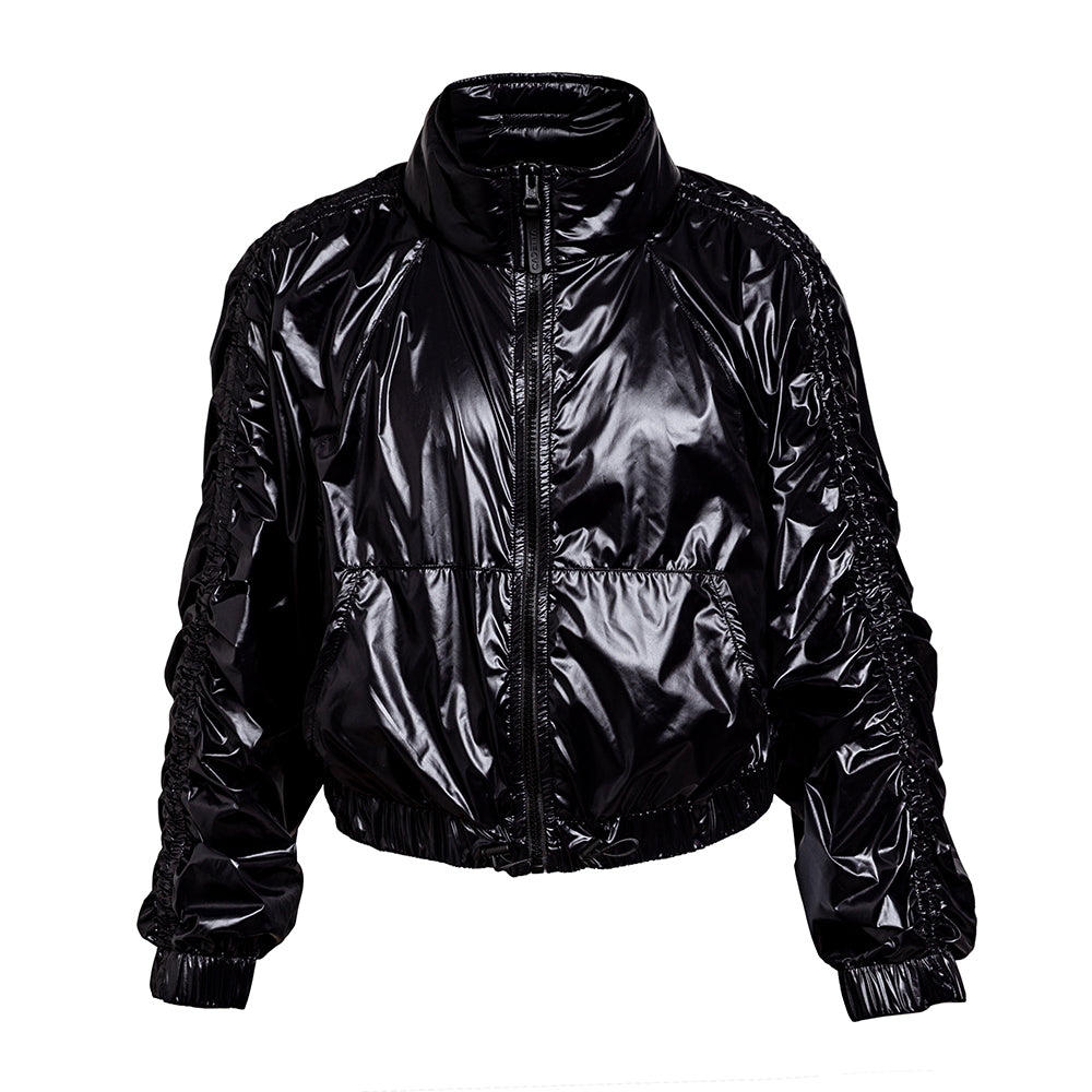 CORTA VENTO FRANZIDO preta