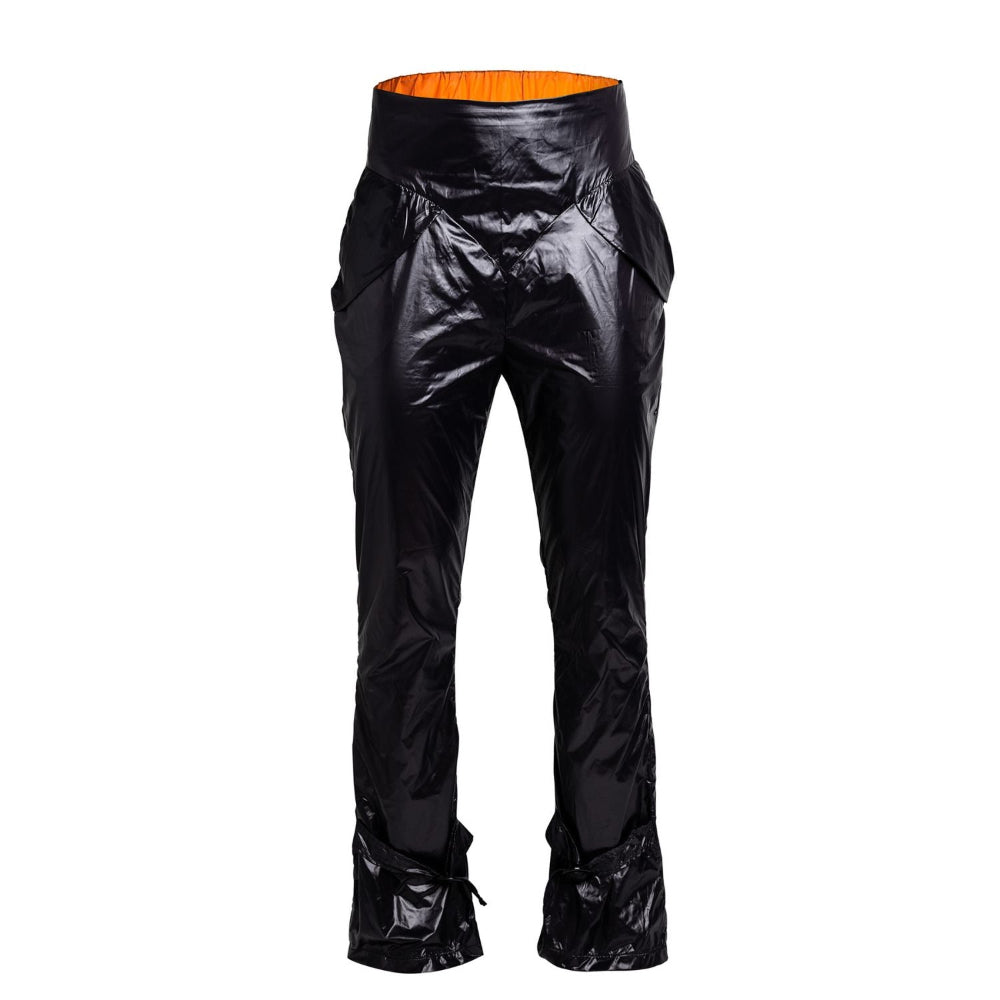 CALÇA C-PANTS preto/ forro laranja