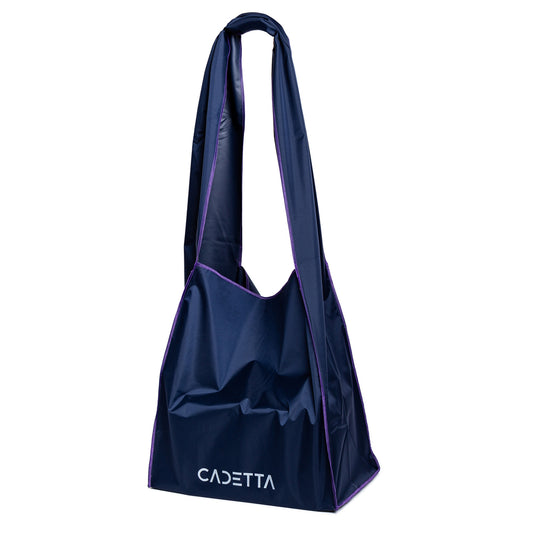 ECO GLAM BAG blue navy/ roxo