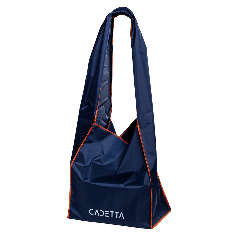 ECO GLAM BAG blue navy/ laranja