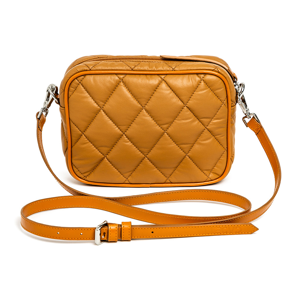 BOLSA VITA MINI COURO CARAMELO