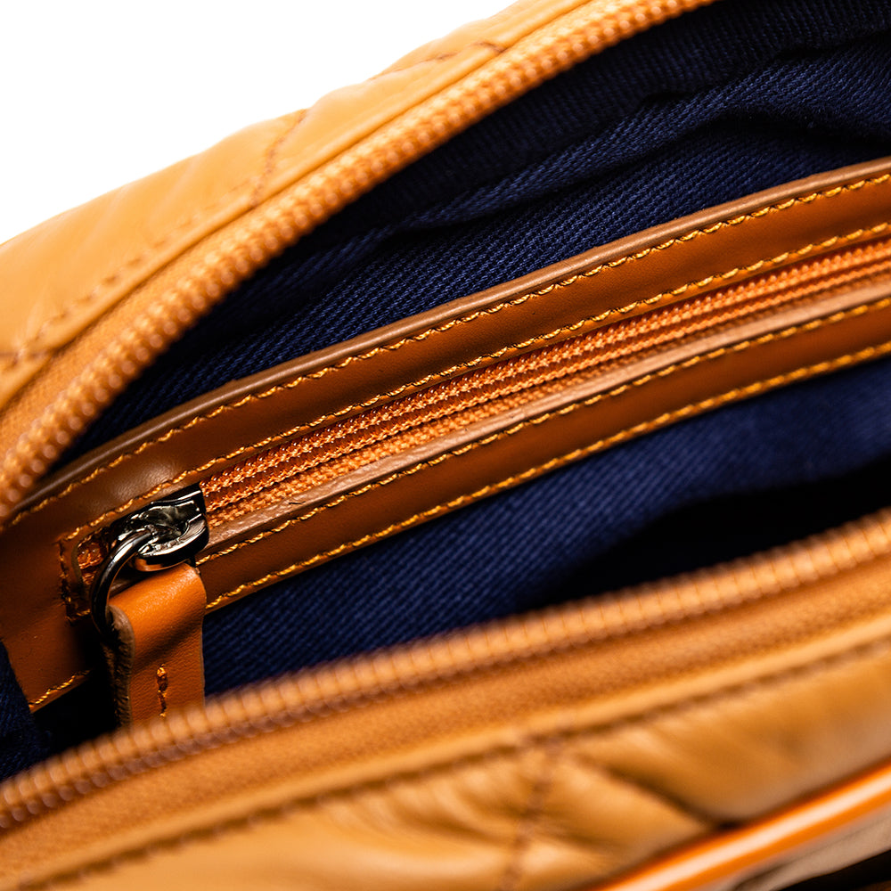 BOLSA VITA MINI COURO CARAMELO