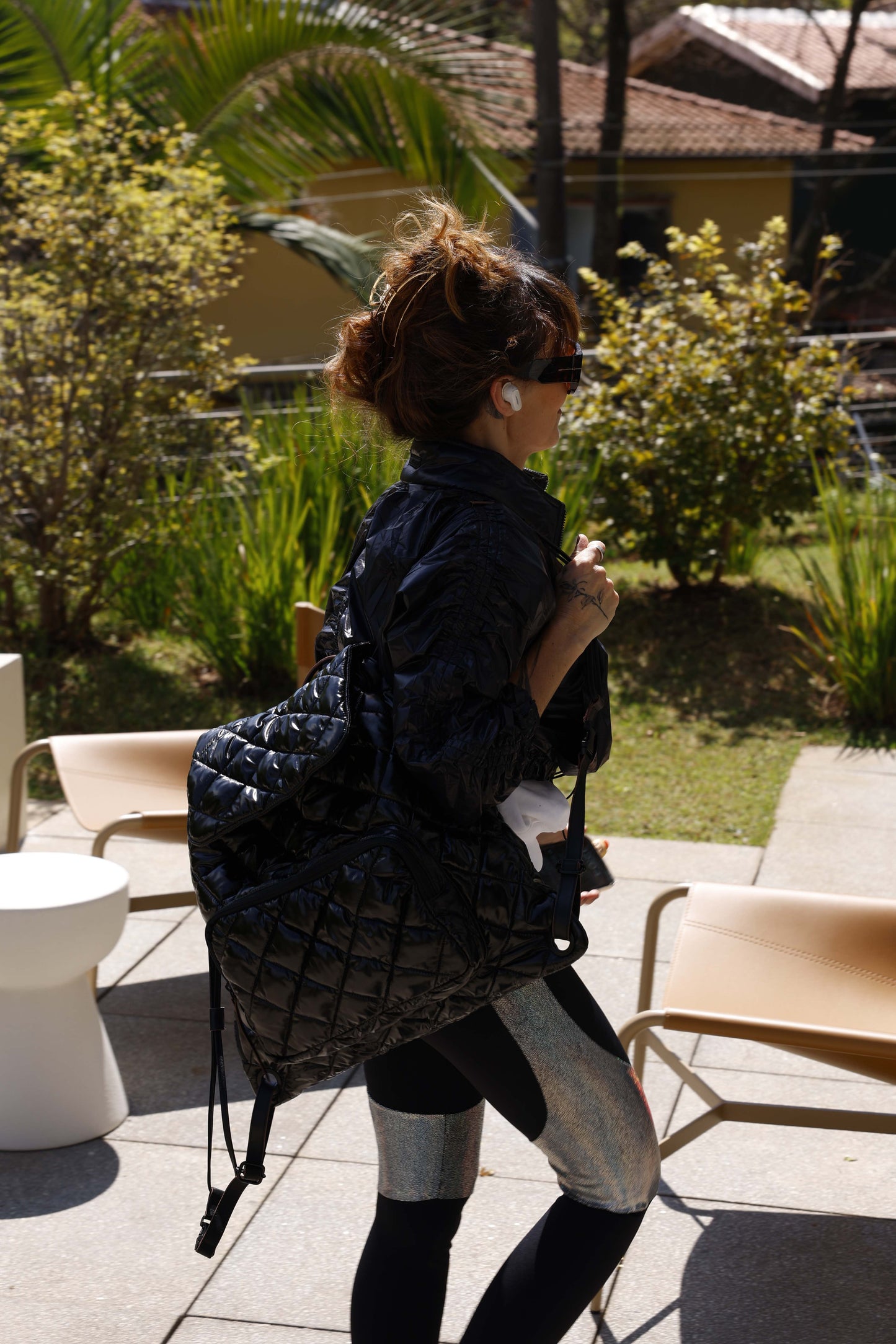 MOCHILA CAPRI EVO vinil preto