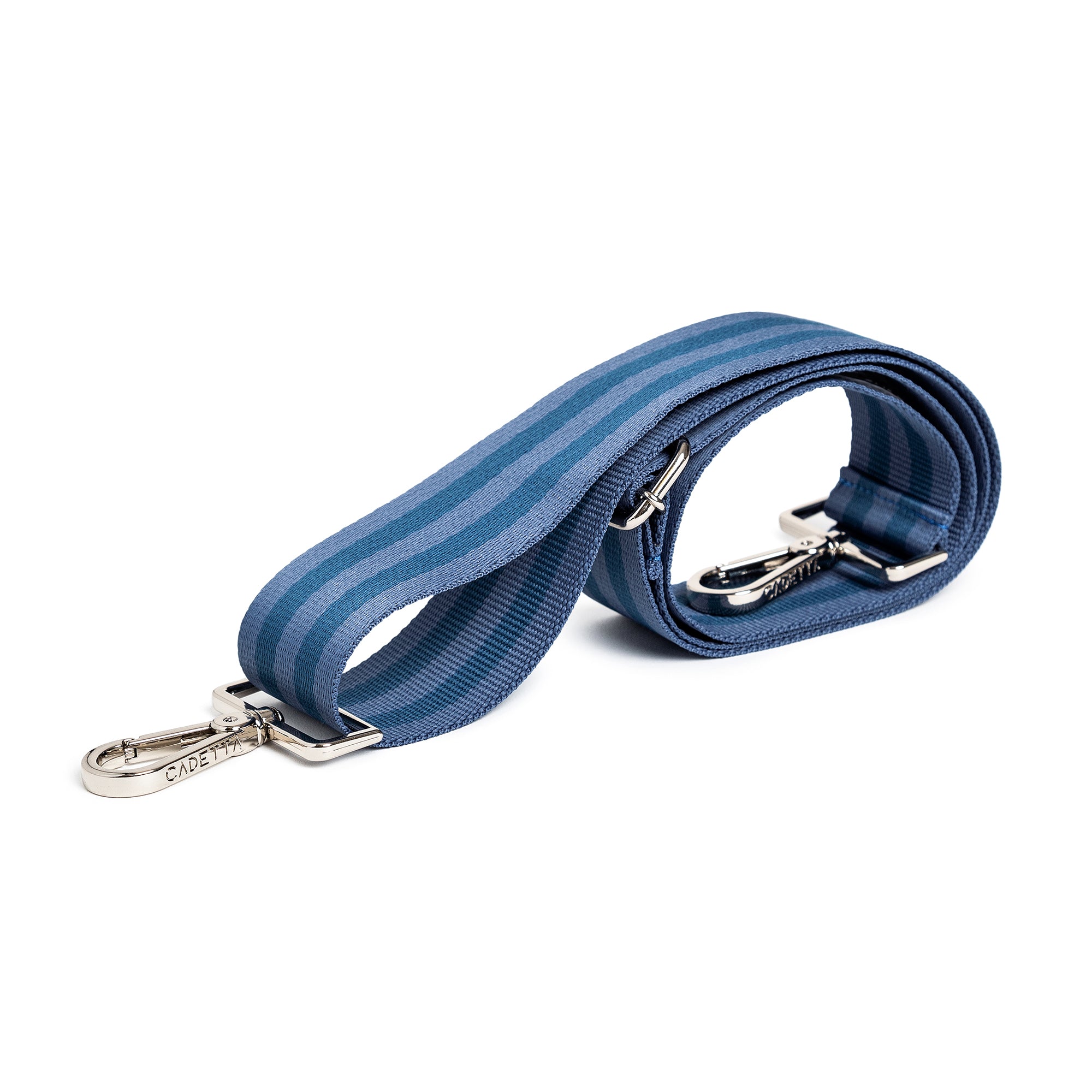 ALÇA AVULSA LISTRADA blue jeans