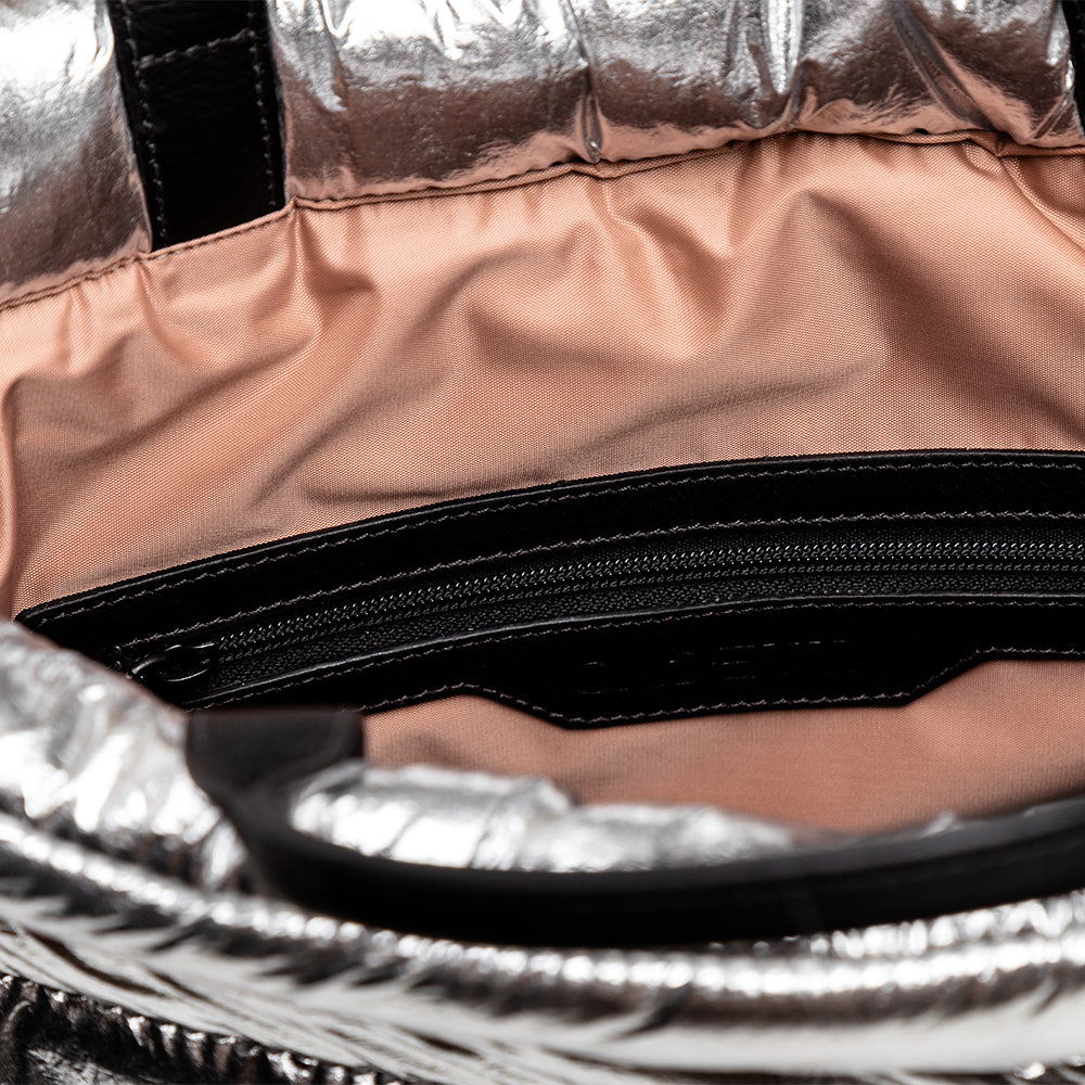MOCHILA CAPRI prata