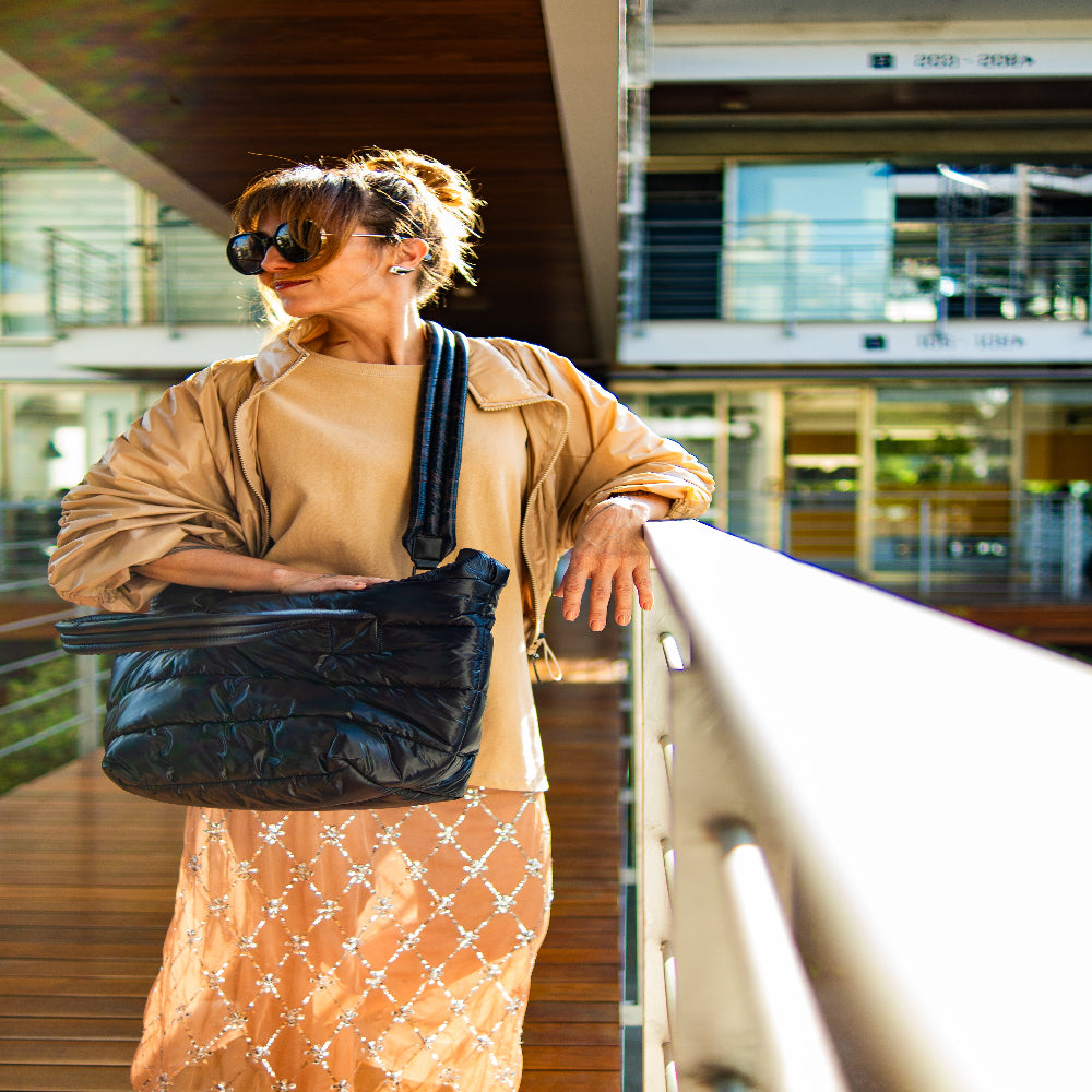 BOLSA CAMILLA TRIP preta